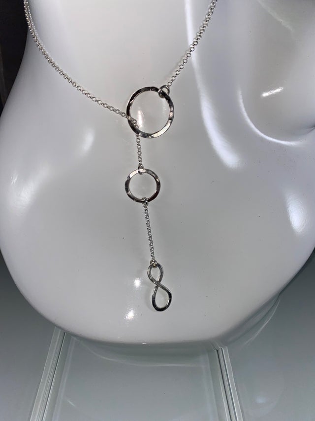 Small 3 Piece Silver Necklace